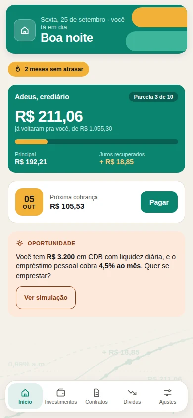 Tela Início